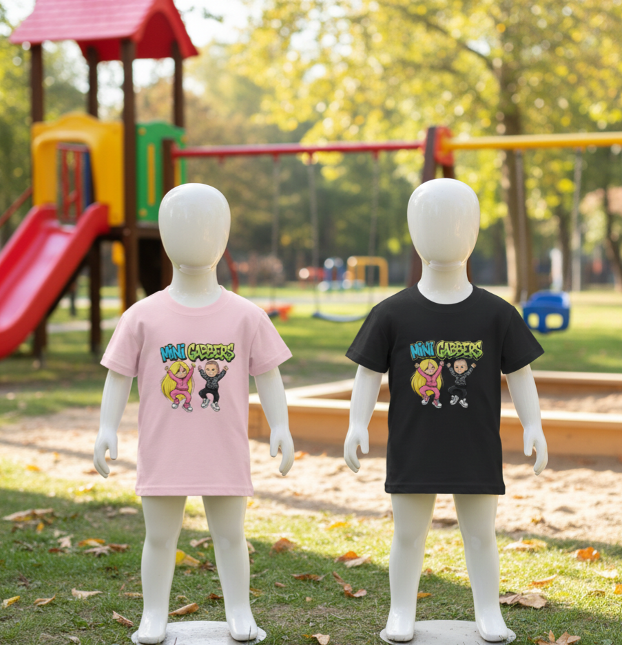 Mini Gabbers Toddler T-Shirt – 100% Cotton
