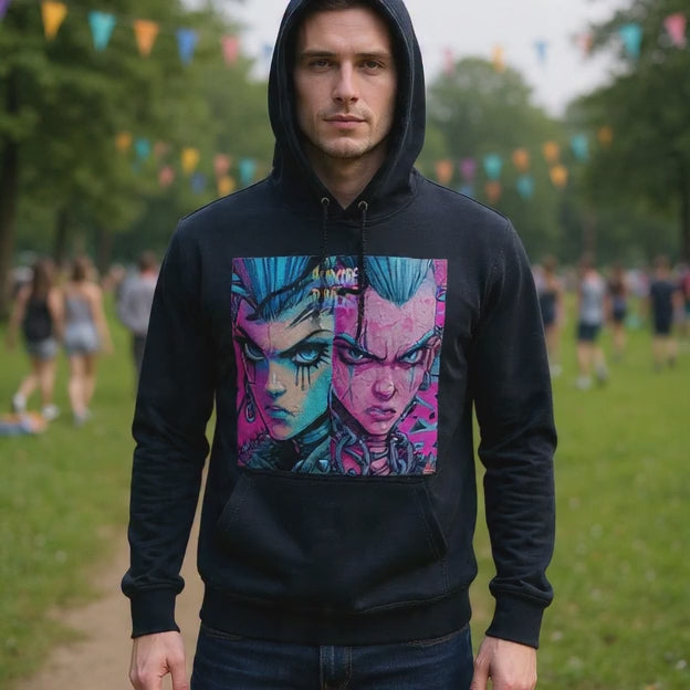Hardcore Ravers Hoodie – Voor de echte liefhebbers 🔥