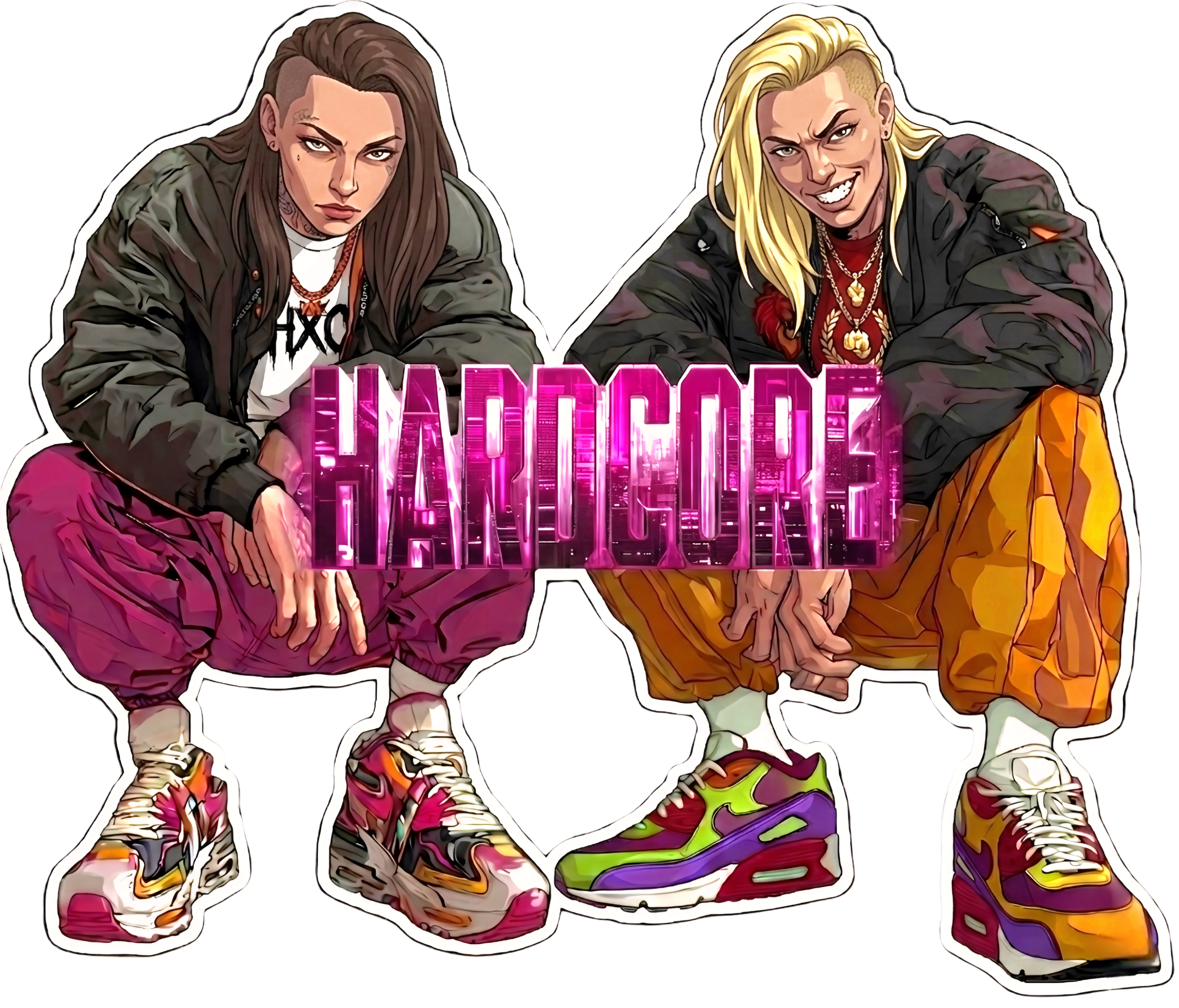 HARDCORE TWINS png bestand