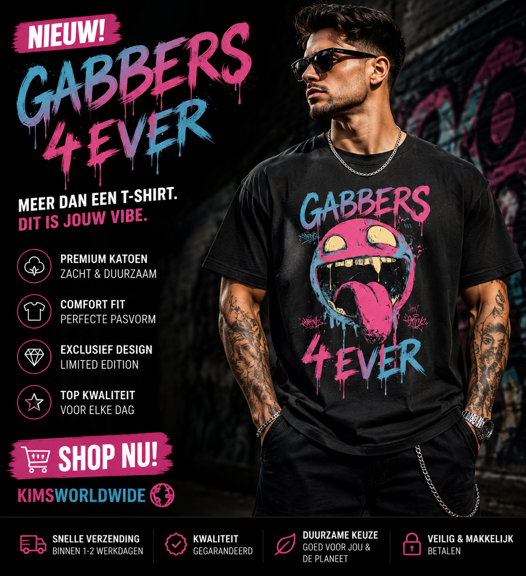 Gabbers 4Ever T-Shirt | Hardcore & Gabber