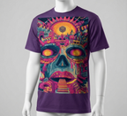 Neon Skull City Tee
