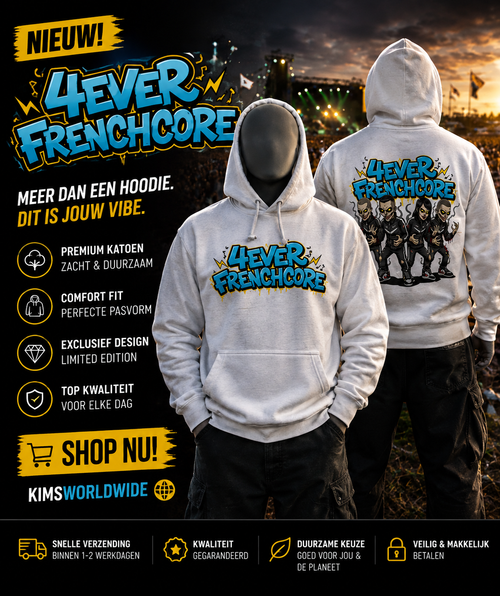 4Ever Frenchcore Zombie Hoodie | Hardcore & Rave
