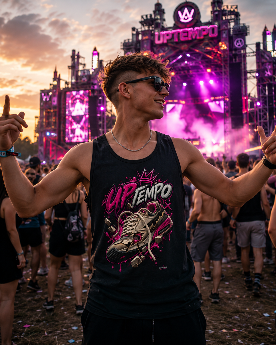 Uptempo Tank Top | Hardcore, Gabber & Rave